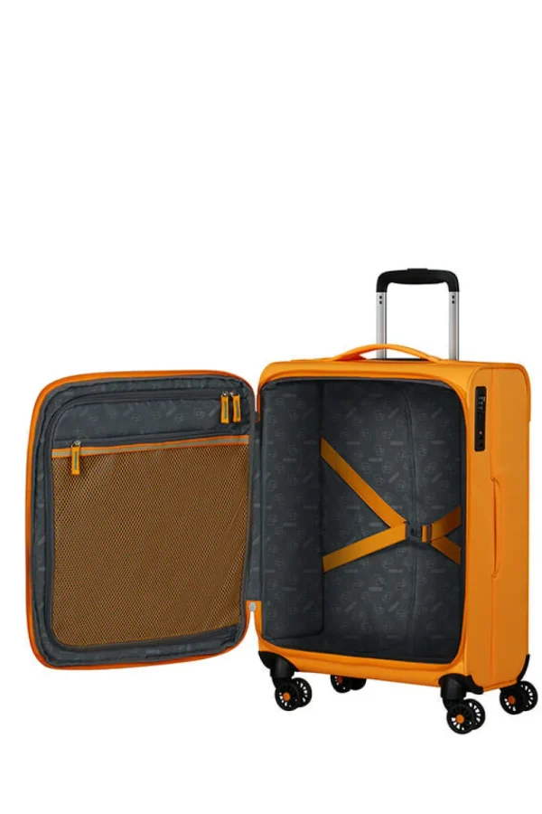 American Tourister Aerospin Nelipyöräinen matkalaukku S Radiant Orange Sale