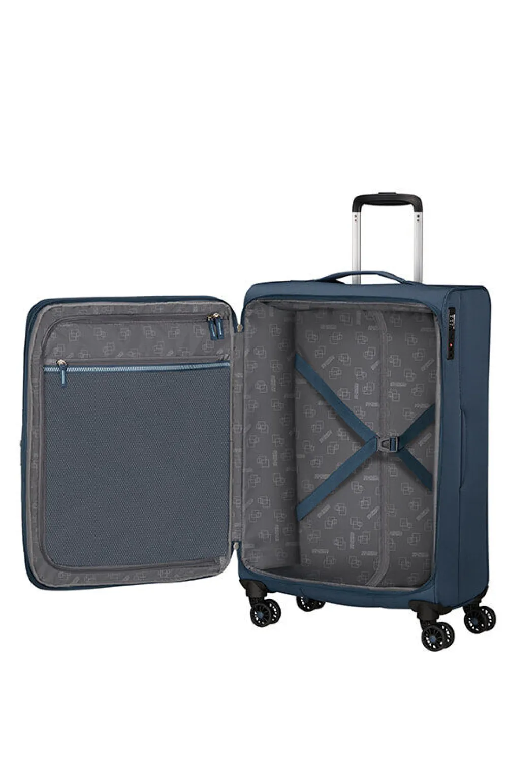 aerospin_nelipyrinen_matk_0-2.webp American Tourister Aerospin Nelipyöräinen matkalaukku M Indigo Best