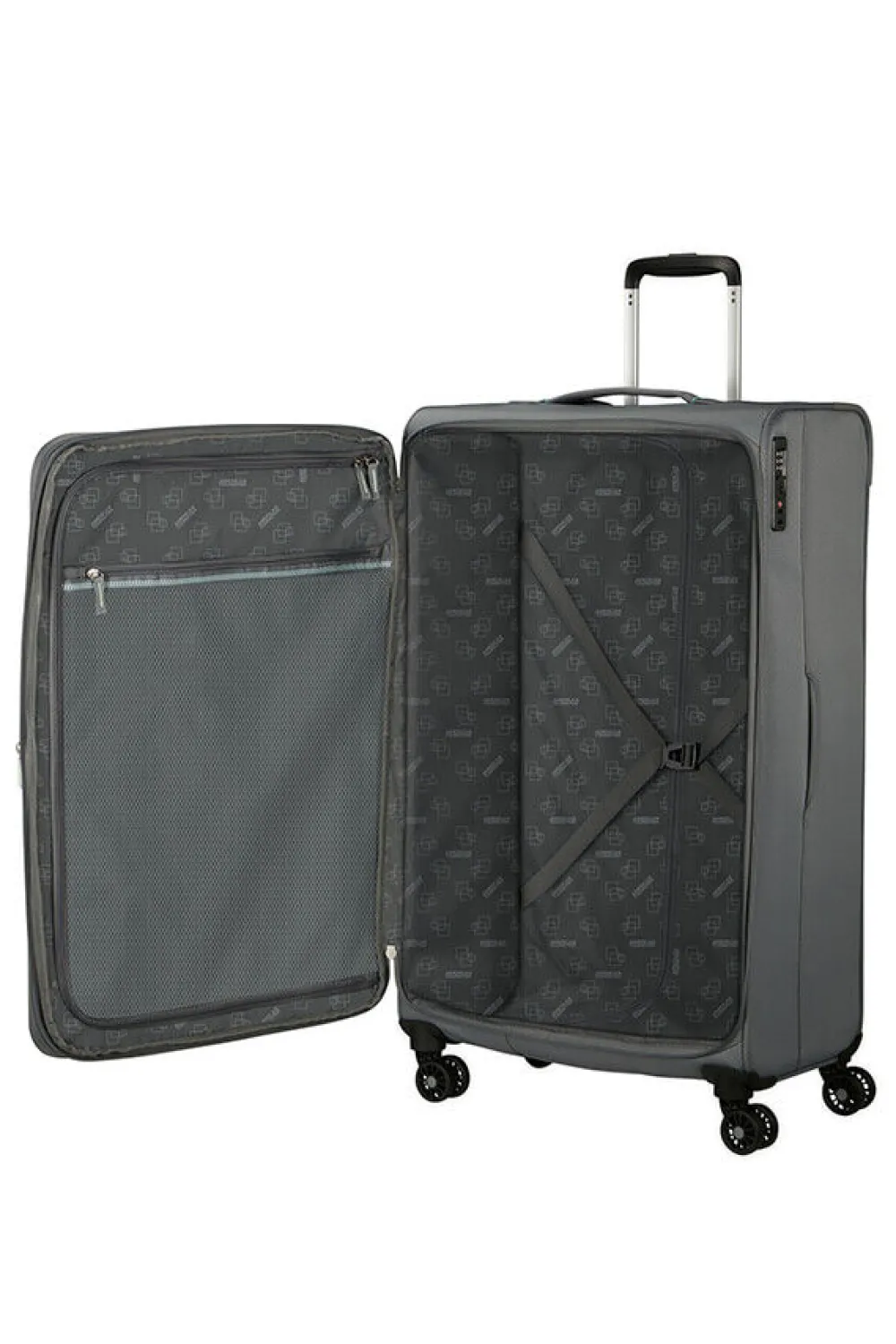 aerospin_nelipyrinen_matk_0-8.webp American Tourister Aerospin Nelipyöräinen matkalaukku L Stone Basalt New