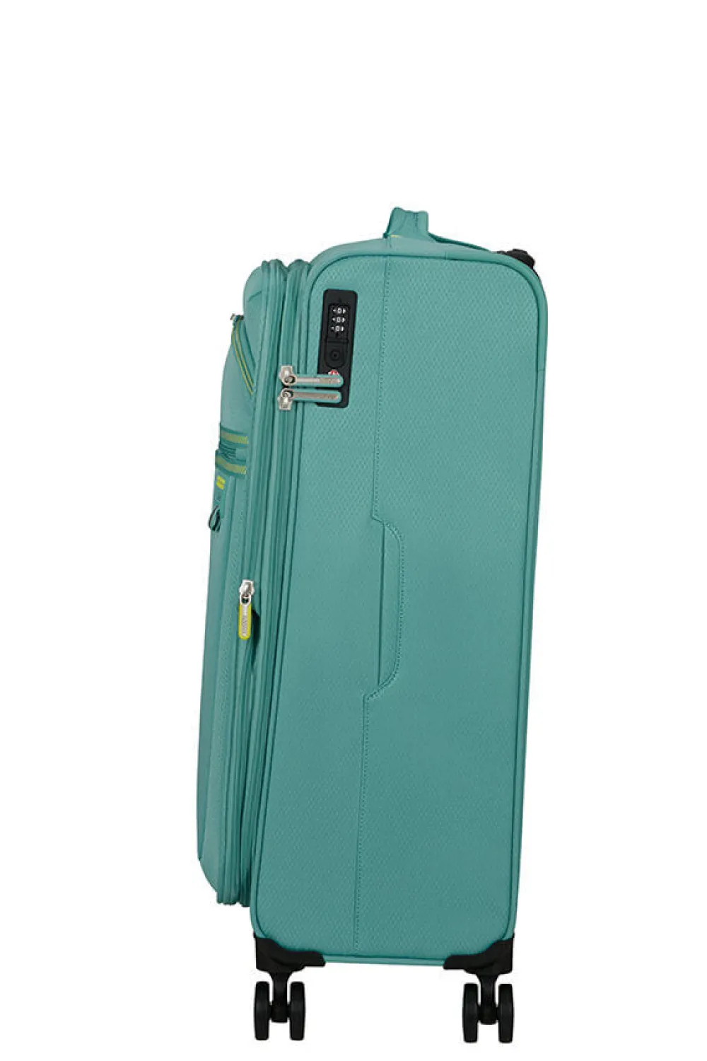 aerospin_nelipyrinen_matk_3-4.webp American Tourister Aerospin Nelipyöräinen matkalaukku M Dusty Turquoise Fashion