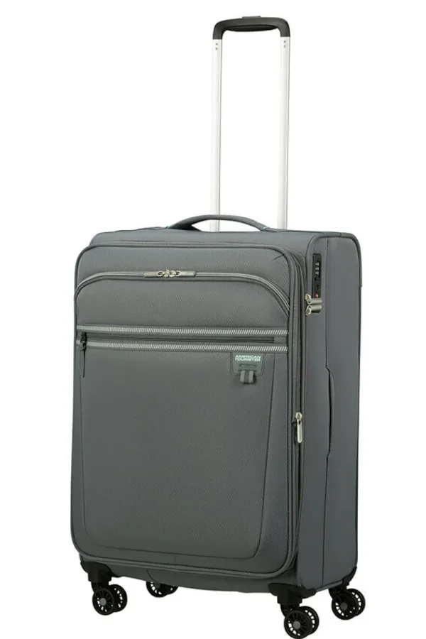 American Tourister Aerospin Nelipyöräinen matkalaukku M Stone Basalt Sale
