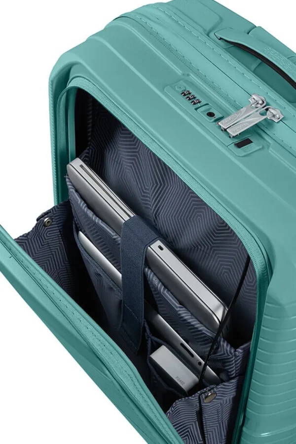 American Tourister Airconic Nelipyöräinen matkalaukku 55cm 15.6" Dusty Turquoise Online