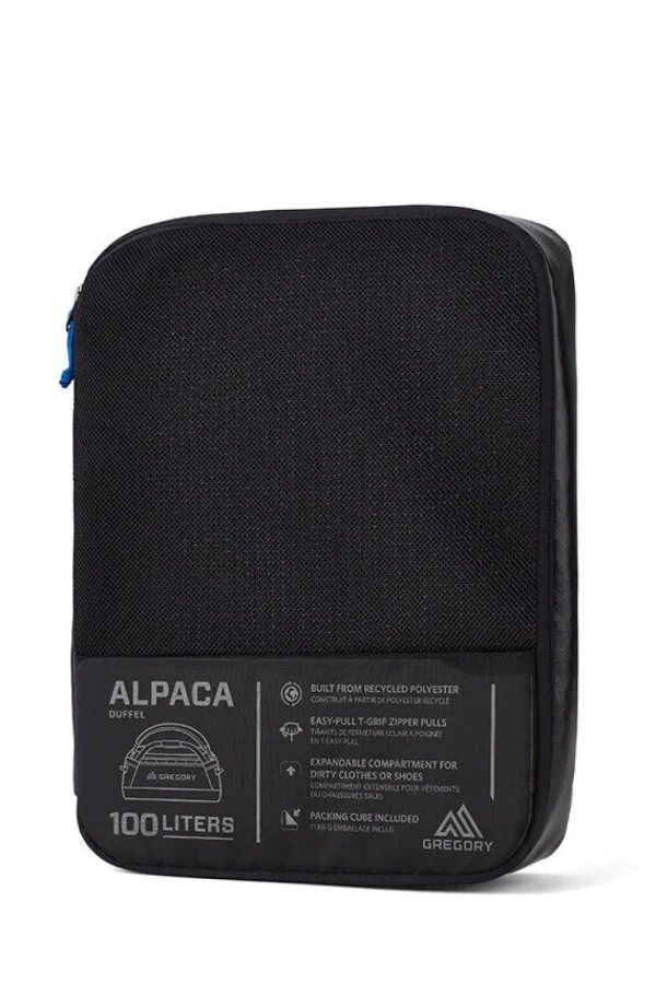 Gregory Alpaca Duffle bag Obsidian Black Outlet