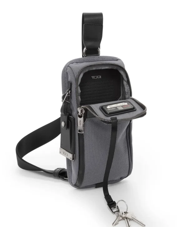 TUMI Alpha X Compact sling Meteor Grey Clearance