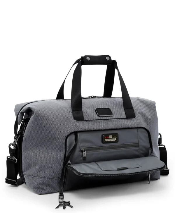 TUMI Alpha X Double expansion satchel Meteor Grey Hot