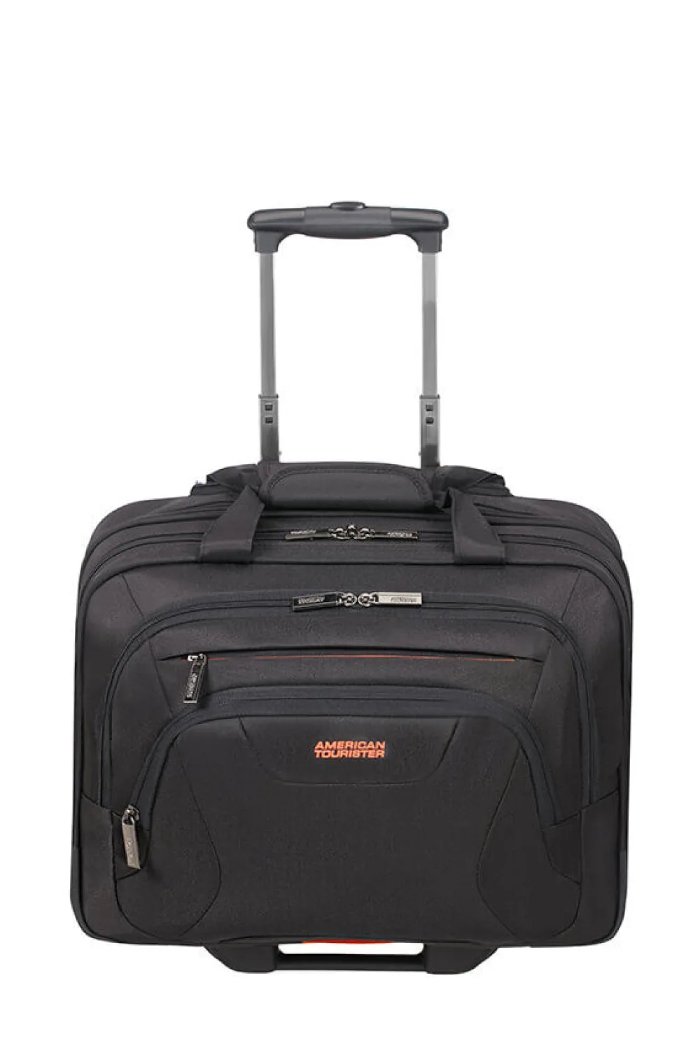at_work_pyrllinen_totelau_4.webp American Tourister AT Work Pyärällinen tote-laukku 15.6" Black/Orange Discount
