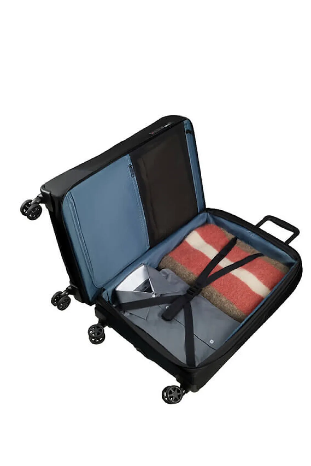 bizgo_trvl_nelipyrinen_ma_1-4.webp Samsonite Biz2go Trvl Nelipyöräinen matkalaukku 66 cm Black Hot