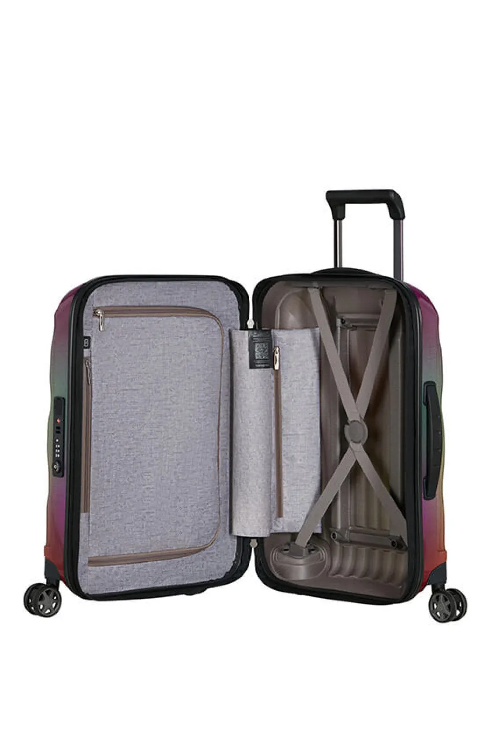 clite_nelipyrinen_laajenn_0-1.webp Samsonite C-Lite Nelipyöräinen laajennettava matkalaukku 55cm Colourburst Fashion