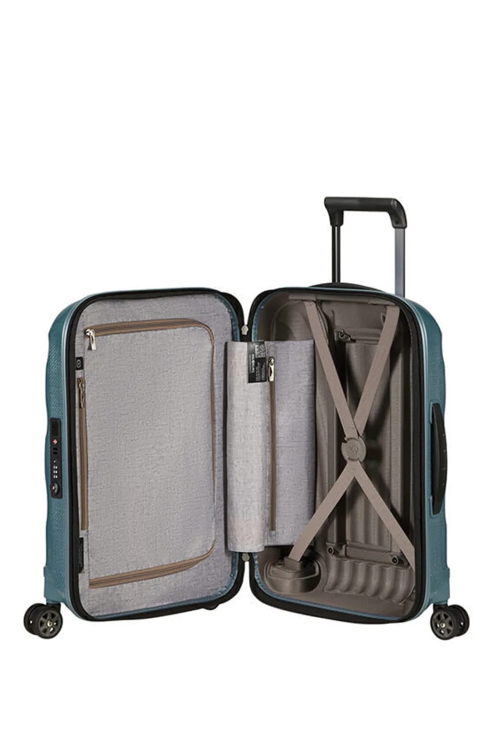clite_nelipyrinen_laajenn_0-7.webp Samsonite C-Lite Nelipyöräinen laajennettava matkalaukku 55cm Ice Blue New