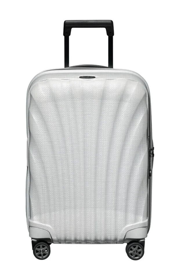 Samsonite C-Lite Nelipyöräinen laajennettava matkalaukku 55cm Off white Online