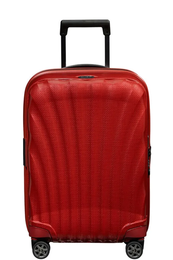 Samsonite C-Lite Nelipyöräinen laajennettava matkalaukku 55cm Chili red Online