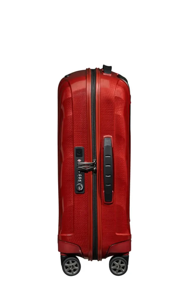 Samsonite C-Lite Nelipyöräinen laajennettava matkalaukku 55cm Chili red Online