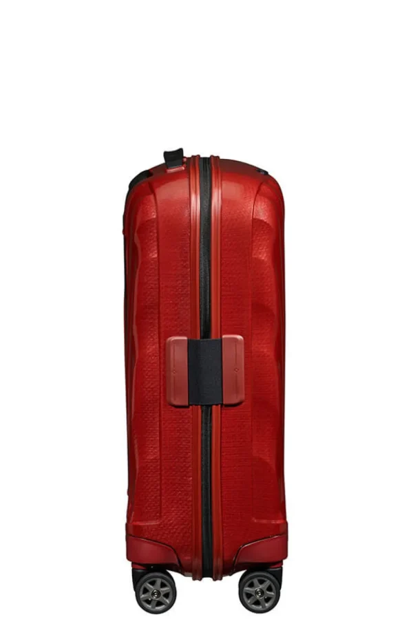 Samsonite C-Lite Nelipyöräinen laajennettava matkalaukku 55cm Chili red Online