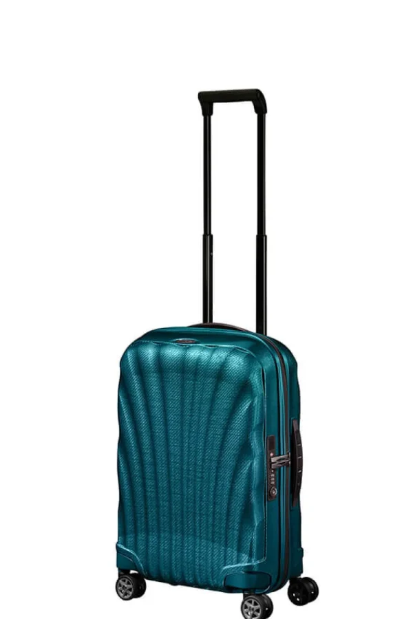 Samsonite C-Lite Nelipyöräinen laajennettava matkalaukku 55cm Petrol Blue Hot