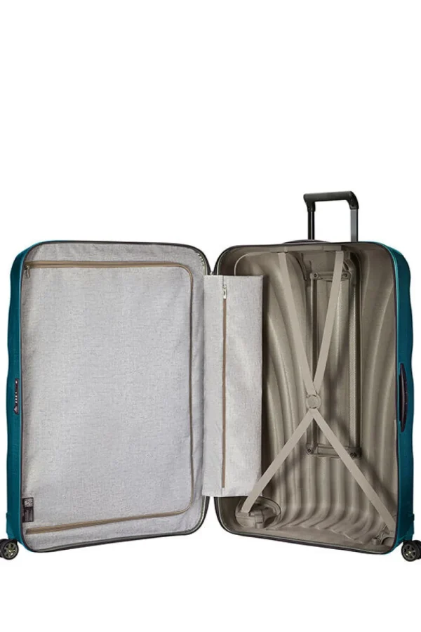 Samsonite C-Lite Nelipyöräinen matkalaukku 81cm Petrol Blue New