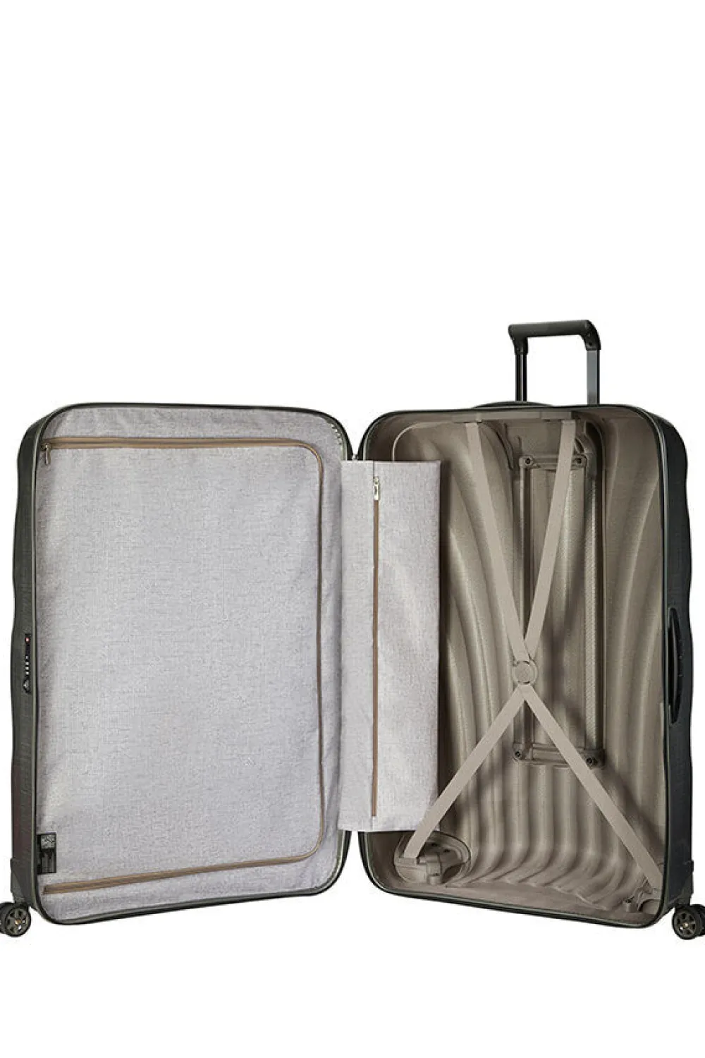 clite_nelipyrinen_matkala_0-24.webp Samsonite C-Lite Nelipyöräinen matkalaukku 86cm Metallic Green Online