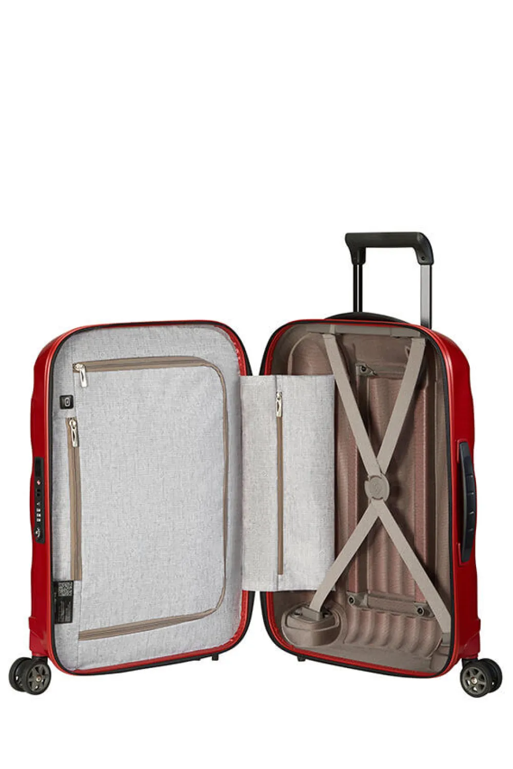 clite_nelipyrinen_matkala_0-27.webp Samsonite C-Lite Nelipyöräinen matkalaukku 55cm Chili red Best
