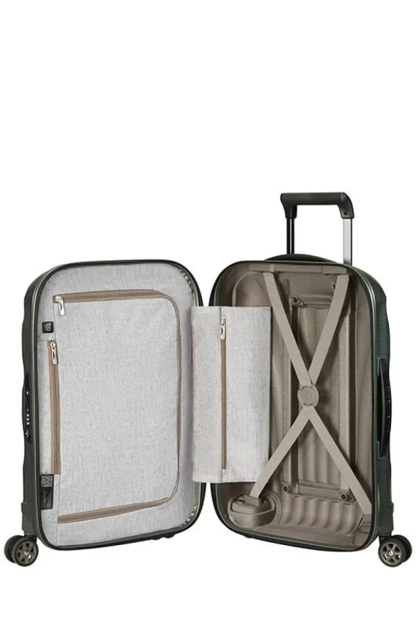 Samsonite C-Lite Nelipyöräinen matkalaukku 55cm Metallic Green Discount