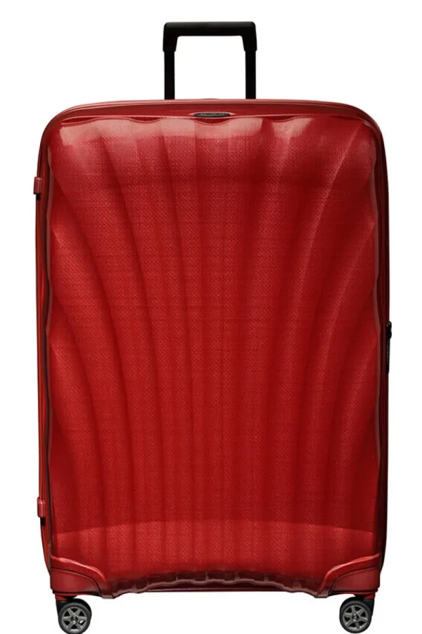 Samsonite C-Lite Nelipyöräinen matkalaukku 86cm Chili red Hot
