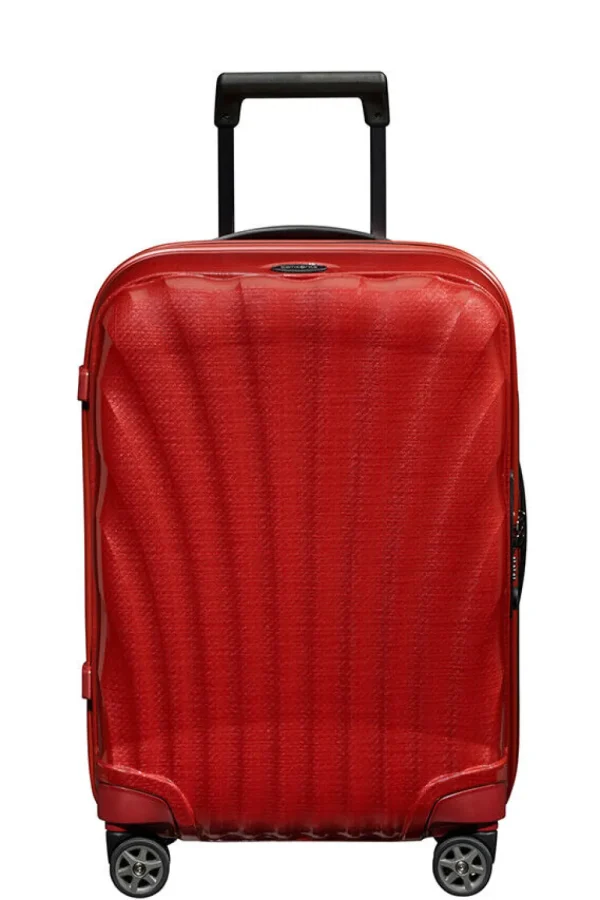 Samsonite C-Lite Nelipyöräinen matkalaukku 55cm Chili red Best