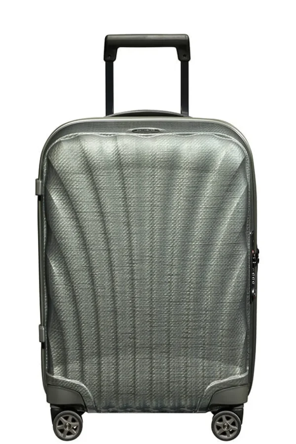 Samsonite C-Lite Nelipyöräinen matkalaukku 55cm Metallic Green Discount