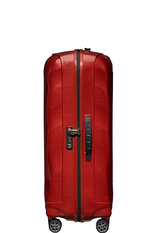 Samsonite C-Lite Nelipyöräinen matkalaukku 75cm Chili red New