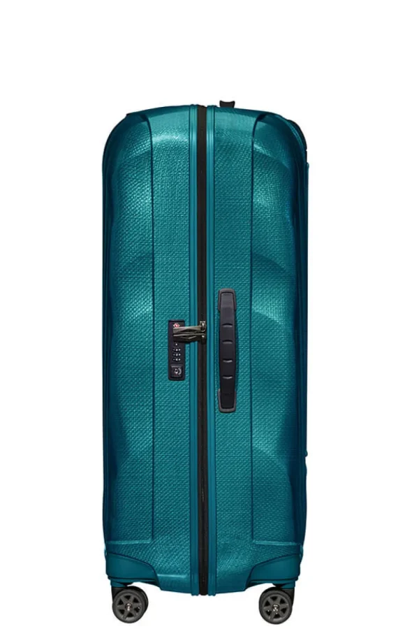 Samsonite C-Lite Nelipyöräinen matkalaukku 81cm Petrol Blue New