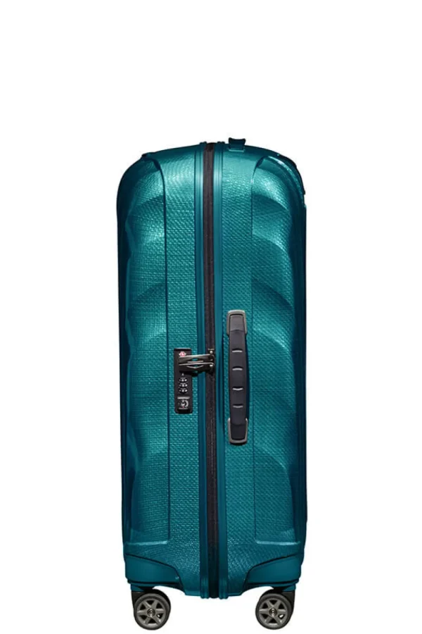 Samsonite C-Lite Nelipyöräinen matkalaukku 69cm Petrol Blue New