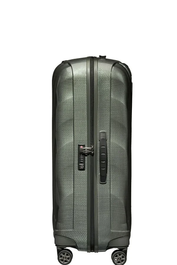 Samsonite C-Lite Nelipyöräinen matkalaukku 75cm Metallic Green New