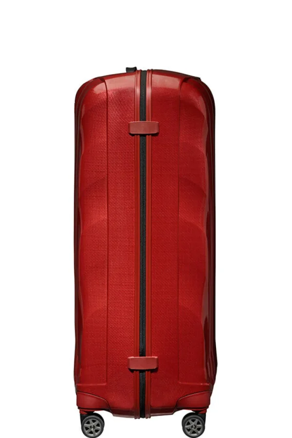 Samsonite C-Lite Nelipyöräinen matkalaukku 86cm Chili red Hot