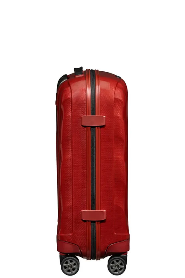 Samsonite C-Lite Nelipyöräinen matkalaukku 55cm Chili red Best