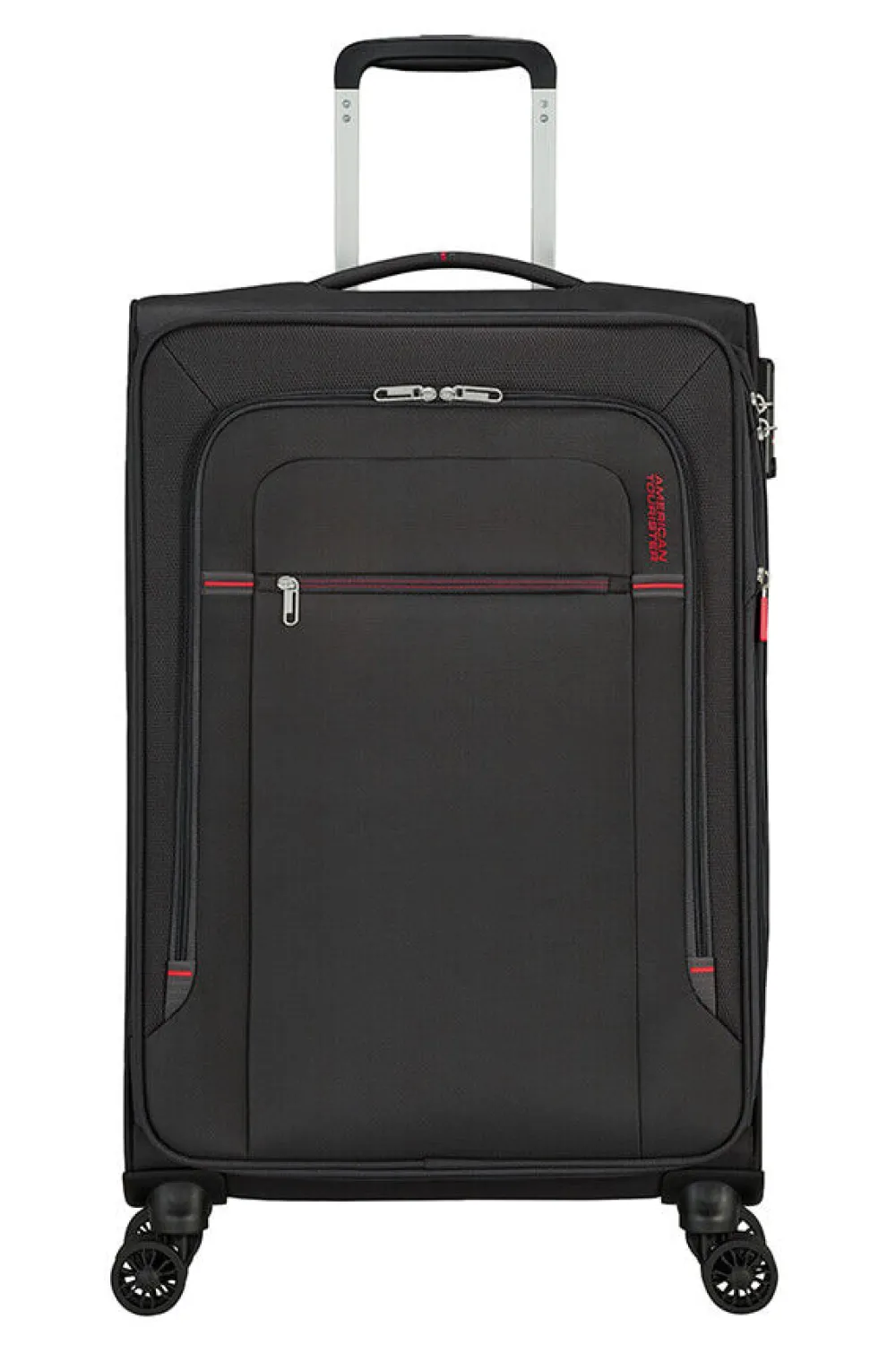 crosstrack_nelipyrinen_ma_2.webp American Tourister Crosstrack Nelipyöräinen matkalaukku 67cm Grey/Red Sale