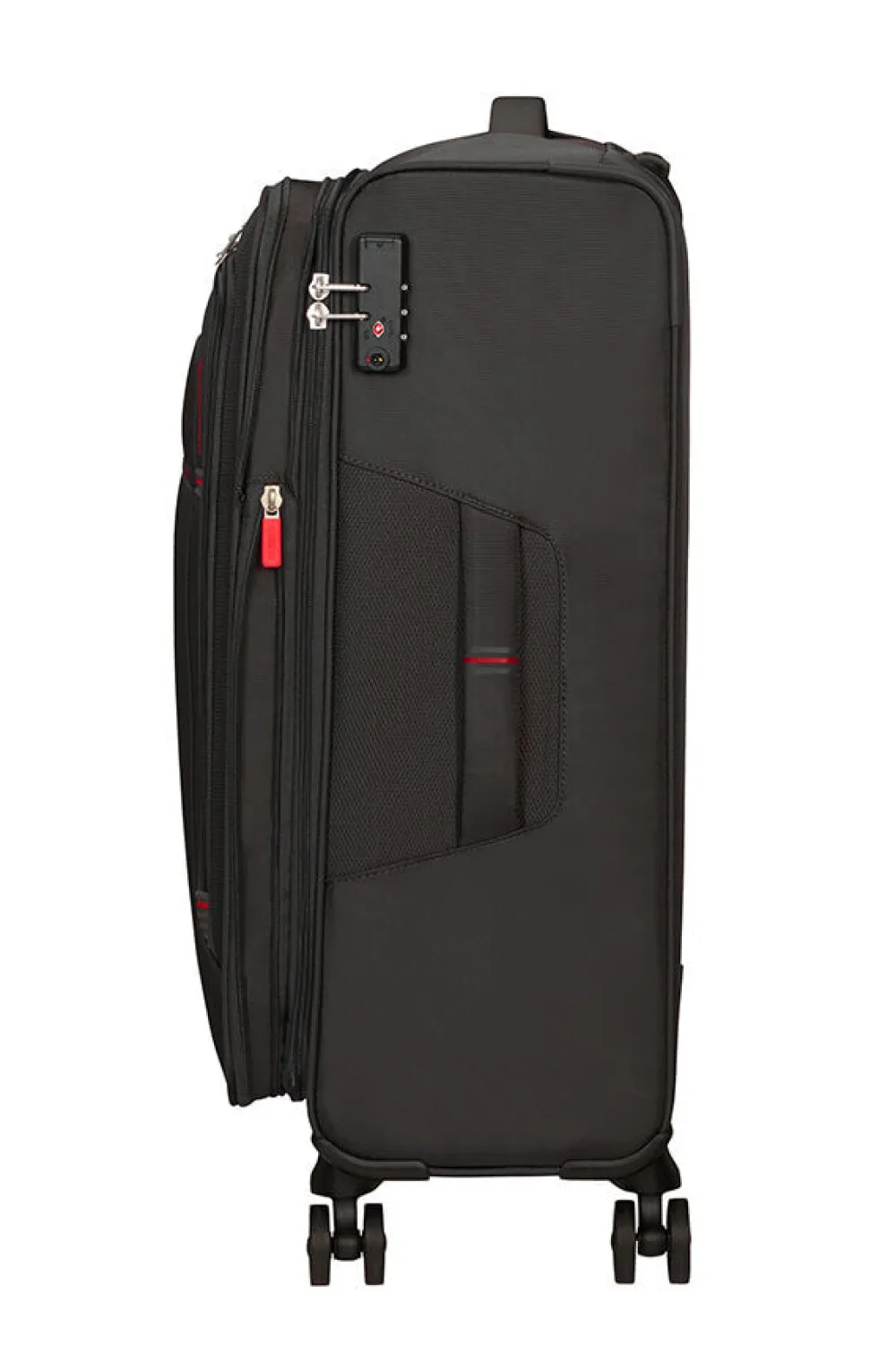 crosstrack_nelipyrinen_ma_3.webp American Tourister Crosstrack Nelipyöräinen matkalaukku 67cm Grey/Red Sale