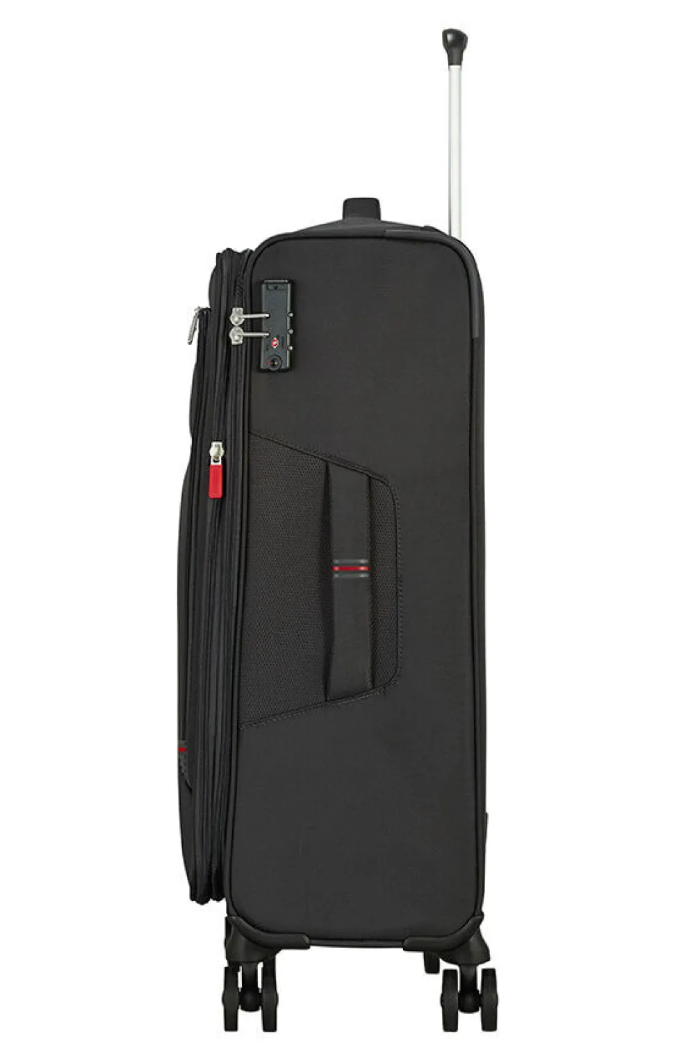 crosstrack_nelipyrinen_ma_4.webp American Tourister Crosstrack Nelipyöräinen matkalaukku 67cm Grey/Red Sale