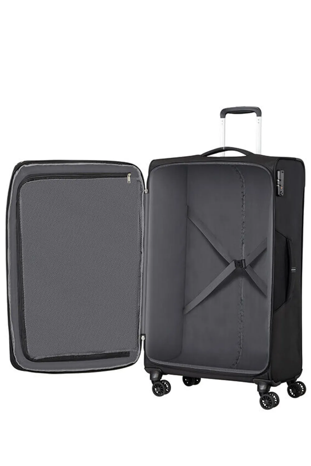crosstrack_suuri_matkalau_0.webp American Tourister Crosstrack Suuri matkalaukku Black/Grey Online