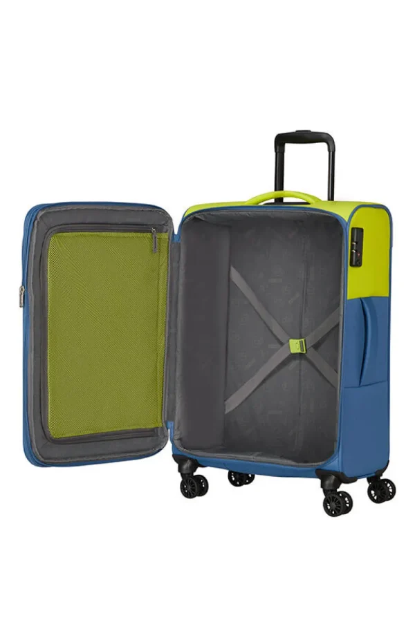 American Tourister Daring Dash Keskikokoinen matkalaukku Lime/Coronet Fashion