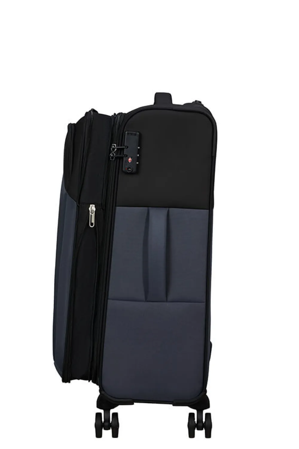 daring_dash_keskikokoinen_5.webp American Tourister Daring Dash Keskikokoinen matkalaukku Black/Grey New