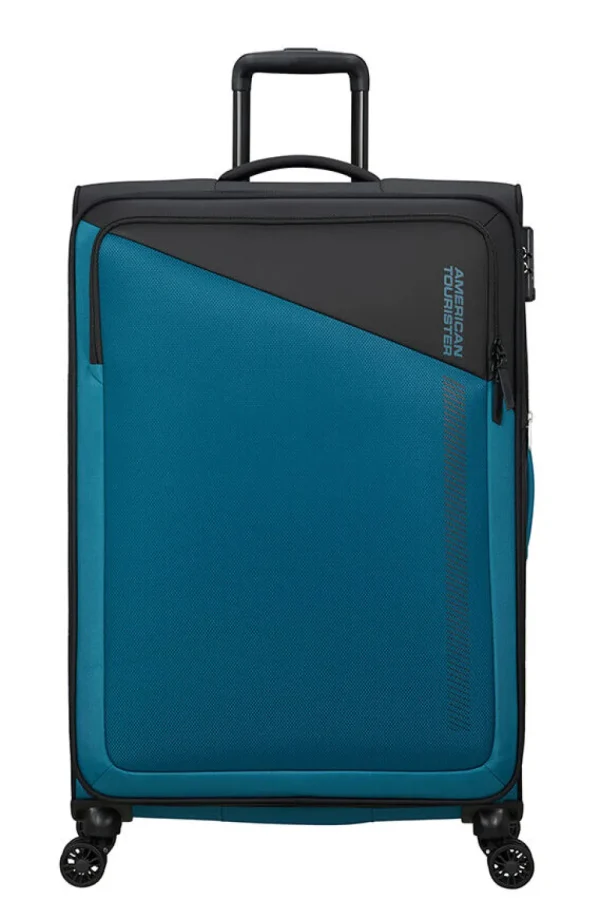 American Tourister Daring Dash Suuri matkalaukku Black/Blue New