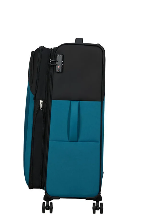 American Tourister Daring Dash Suuri matkalaukku Black/Blue New