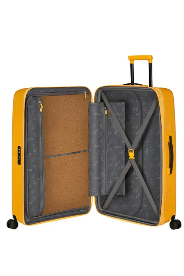 American Tourister DashPop Suuri matkalaukku Golden Yellow Outlet