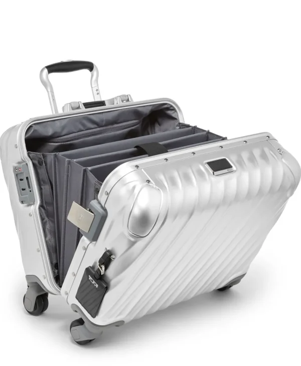 TUMI 19 Degree Aluminium Nelipyöräinen matkalaukku 40.5 cm Silver Sale