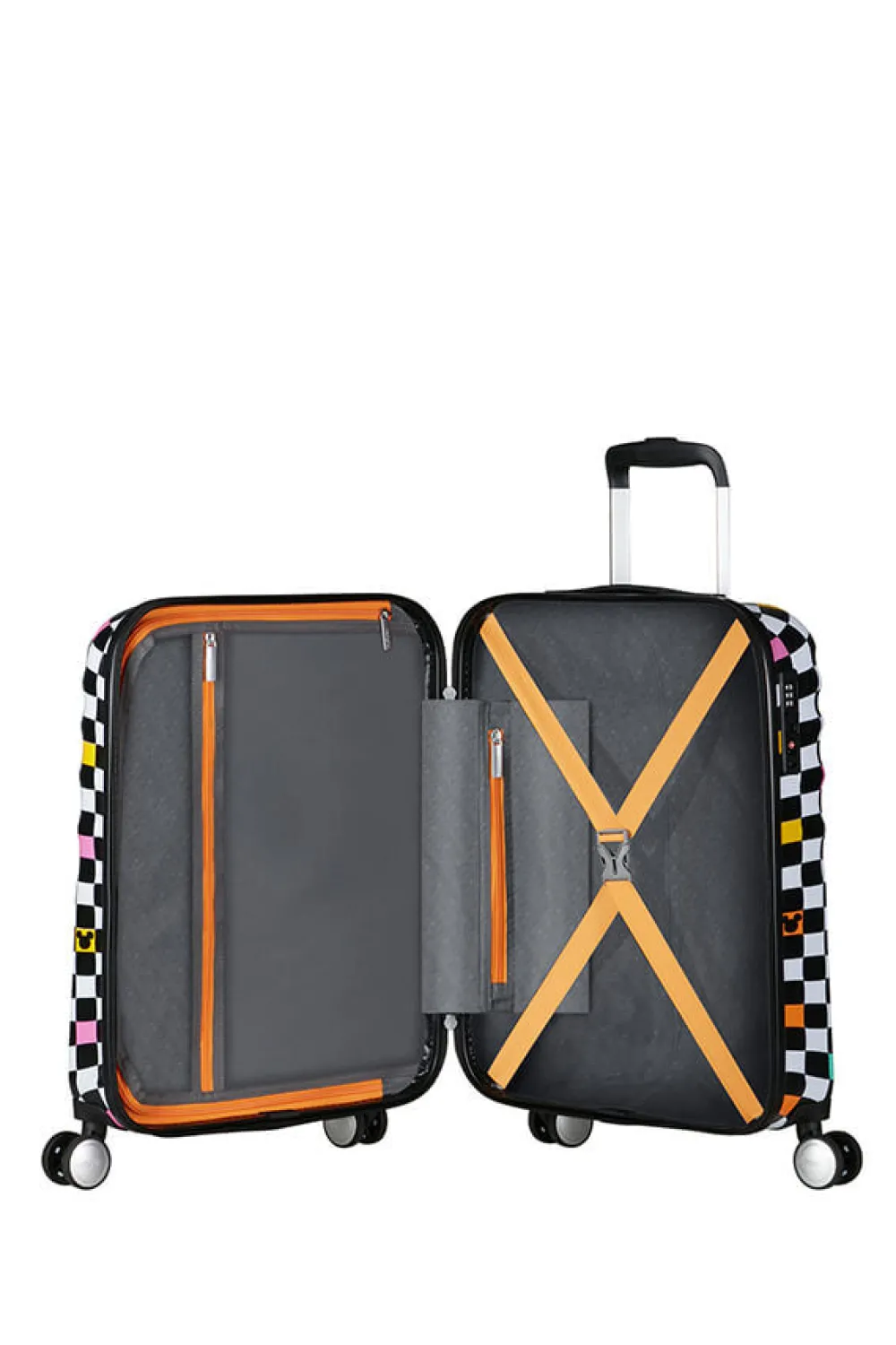 disney_wavebreaker_lentol_0-12.webp American Tourister Disney Wavebreaker Lentolaukku Mickey Check Outlet