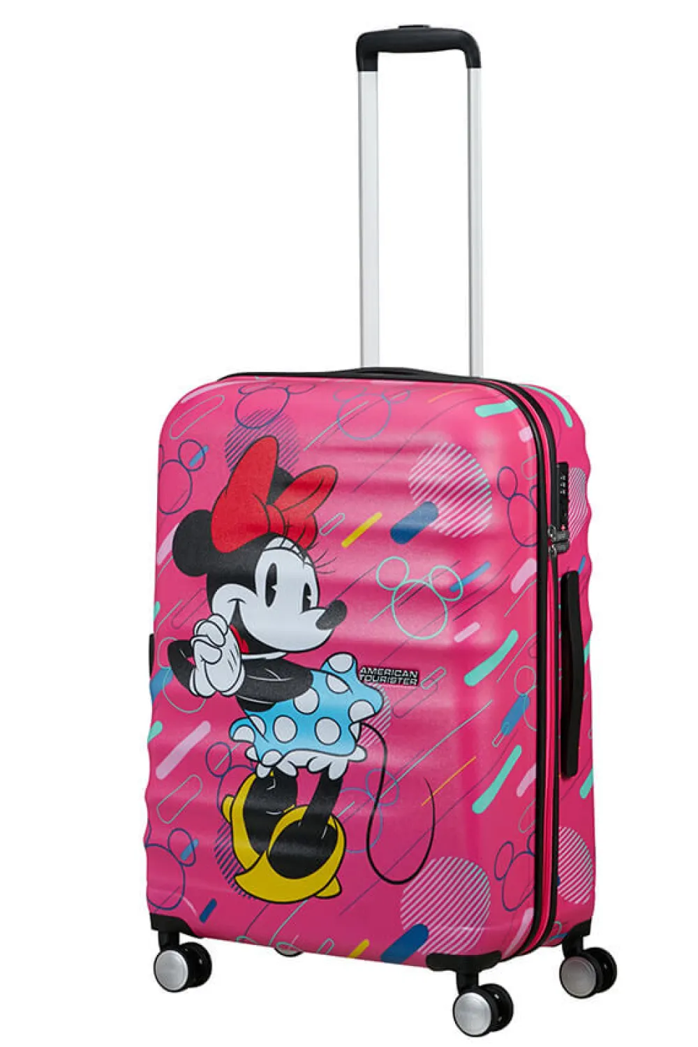 disney_wavebreaker_lentol_3-4.webp American Tourister Disney Wavebreaker Lentolaukku Minnie Future Pop Outlet