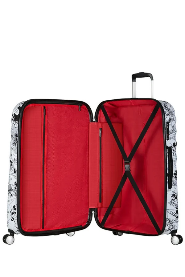 American Tourister Disney Wavebreaker Suuri matkalaukku Minnie Comics White Clearance