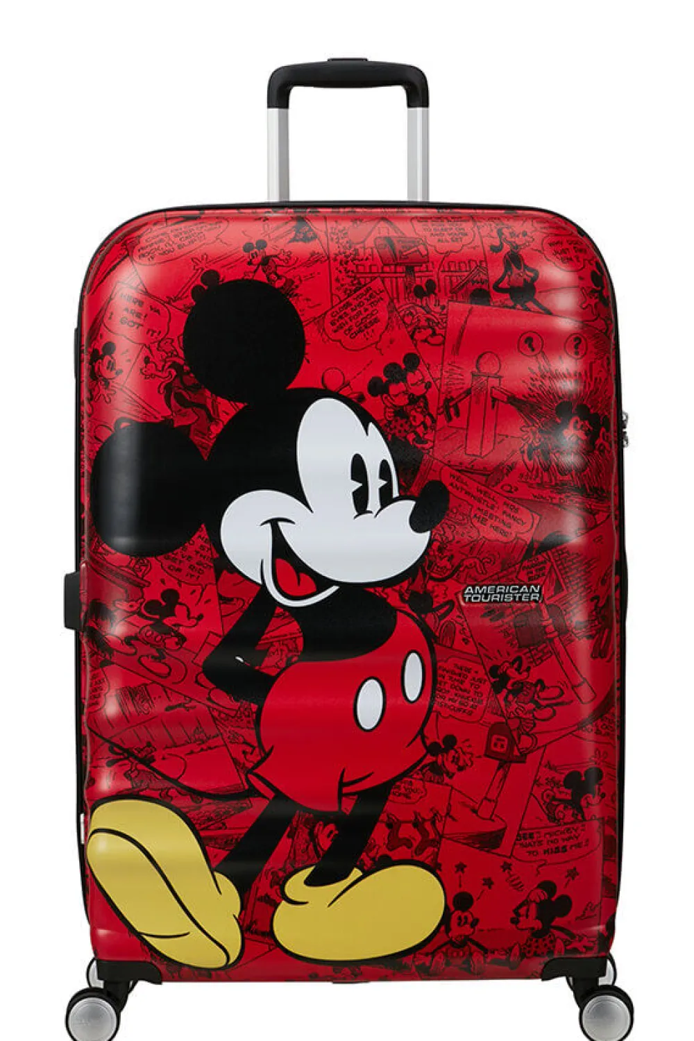 disney_wavebreaker_suuri__2.webp American Tourister Disney Wavebreaker Suuri matkalaukku Mickey Comics Red Hot