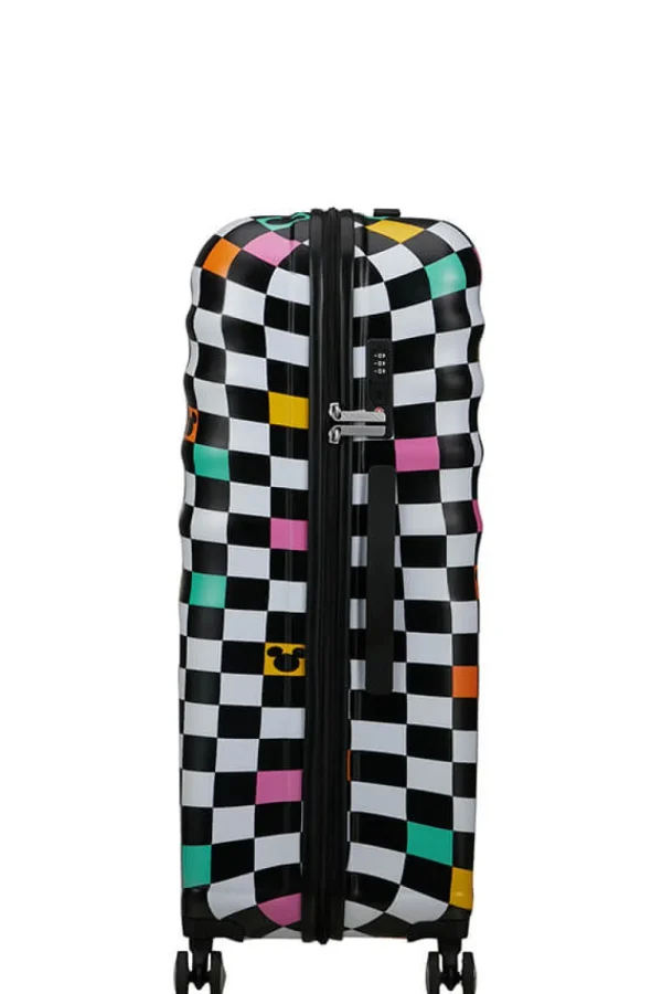 American Tourister Disney Wavebreaker Suuri matkalaukku Mickey Check Outlet
