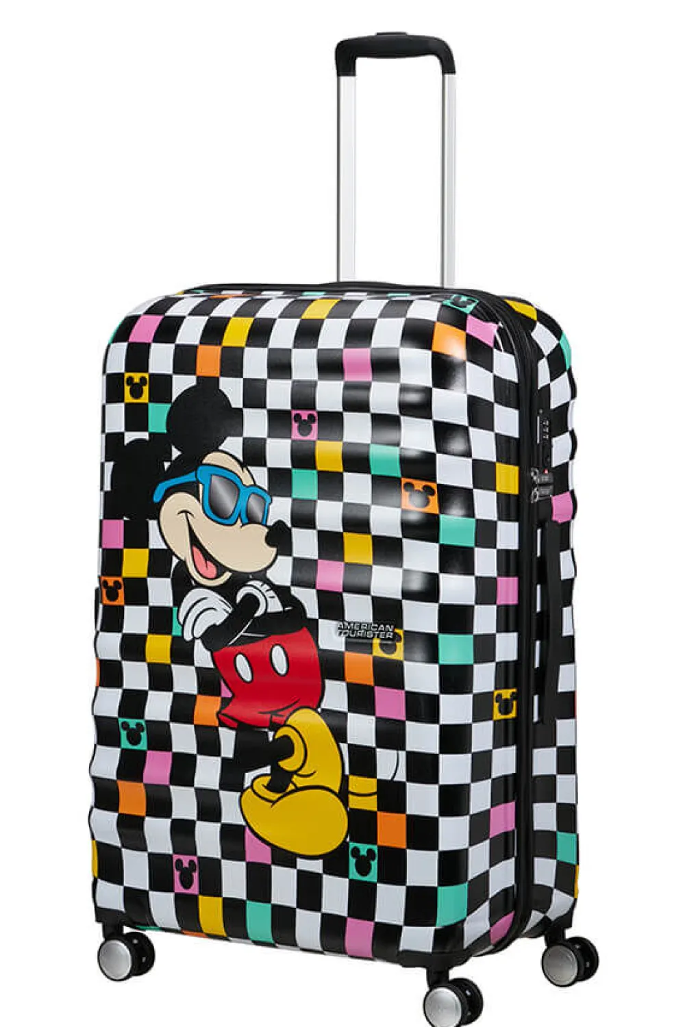 disney_wavebreaker_suuri__5-4.webp American Tourister Disney Wavebreaker Suuri matkalaukku Mickey Check Outlet