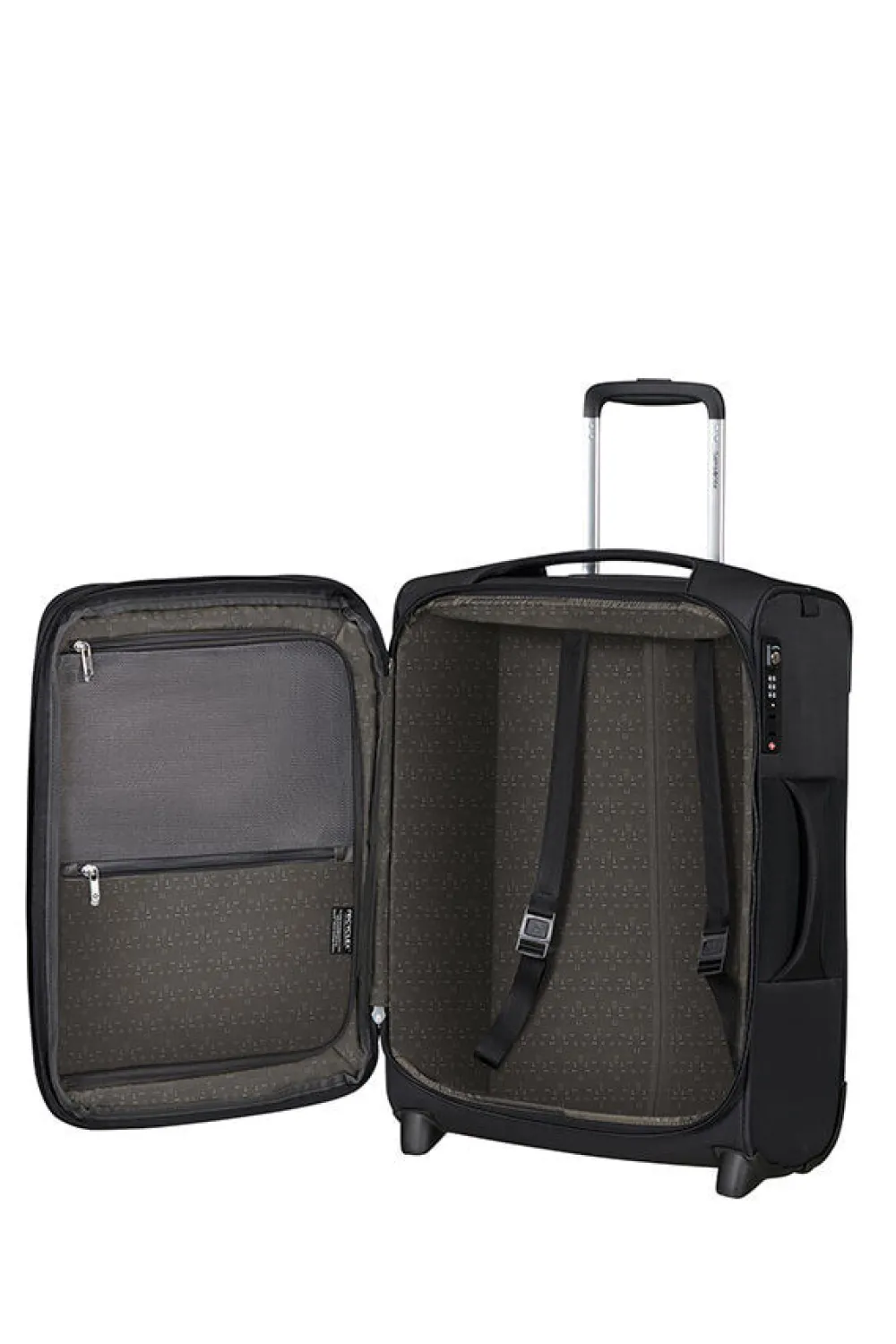 dlite_kaksipyrinen_laajen_0.webp Samsonite D'lite Kaksipyöräinen laajennettava matkalaukku 55cm Black New