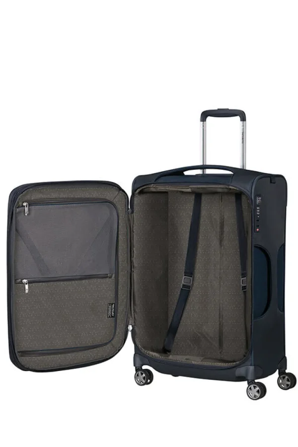 Samsonite D'lite Nelipyöräinen laajennettava matkalaukku 63cm Midnight Blue Fashion