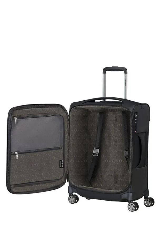 Samsonite D'lite Nelipyöräinen laajennettava matkalaukku 55cm Black Clearance